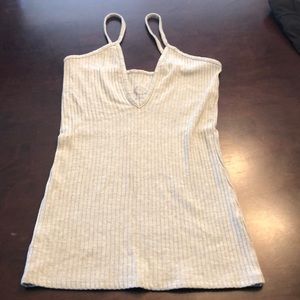 Planet blue- Blue life v neck tank